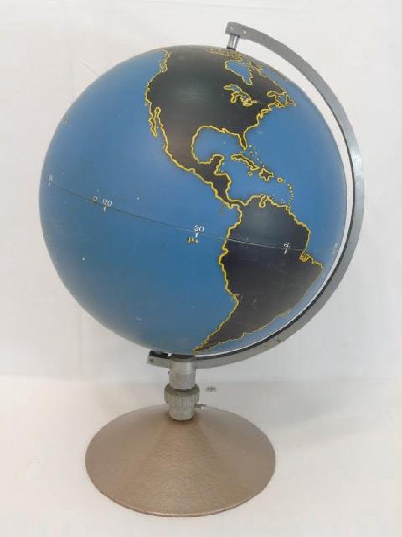 Vintage Military Globe by Denoyer Geppart on Stand (1 of 4)