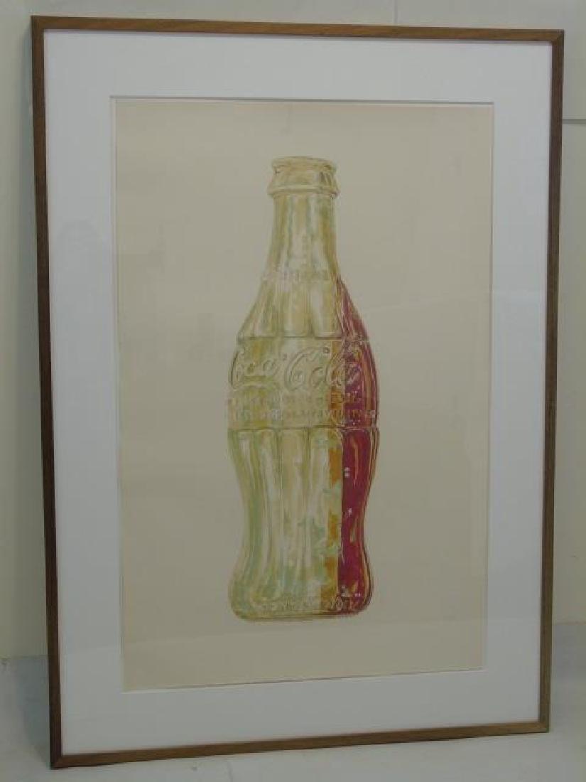 Don Nice Signed & Numbered Modern Art, Coca-Cola: Don Nice (1932-) Signed & Numbered Modern Art, Coca-Cola. Measures 49 x 35 inches.