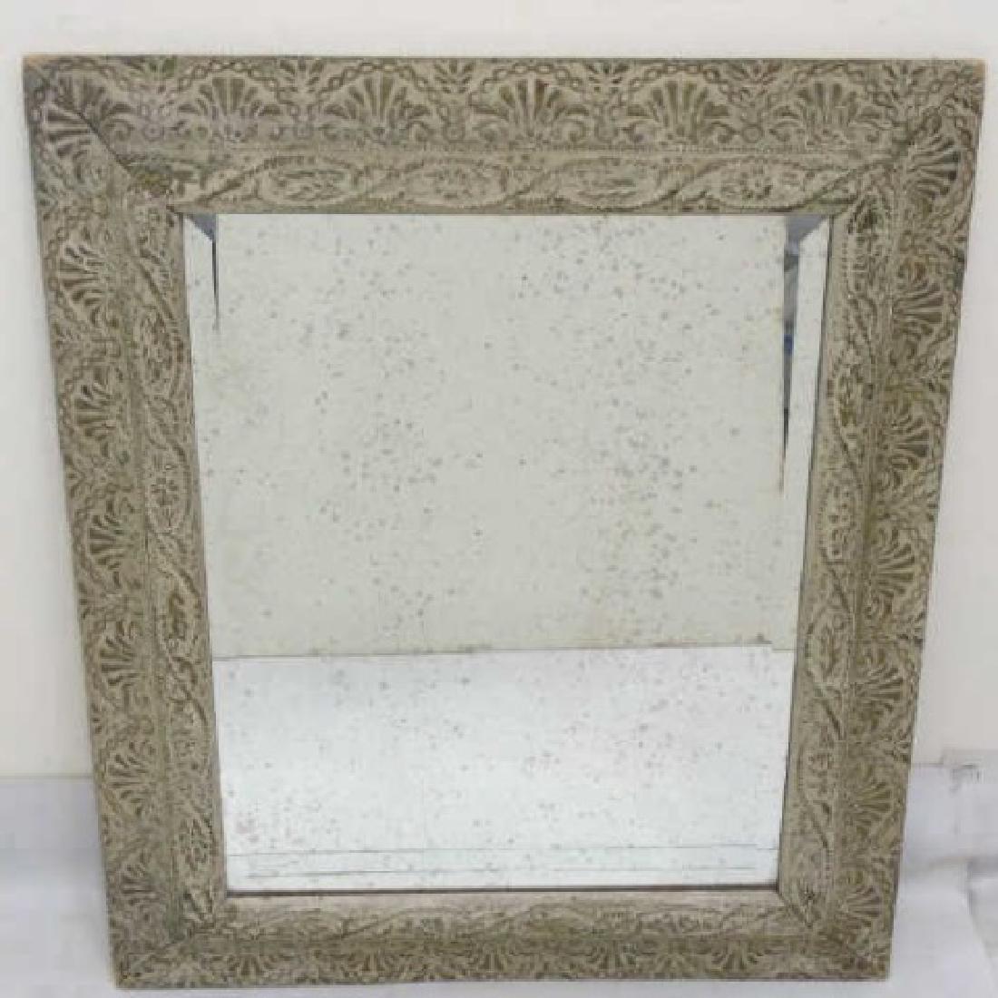Antique Style Framed Rectangular Mirror (1 of 2)