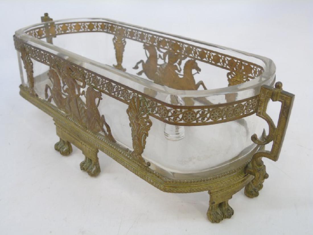 Antique Ormolu & Glass French Empire Centerpiece (1 of 4)