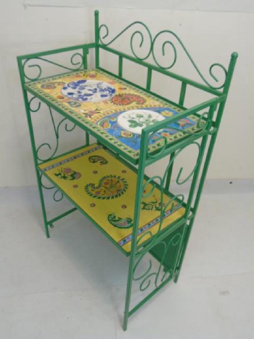 Contemporary Etagere / Bookcase w Porcelain Mosaic (1 of 4)