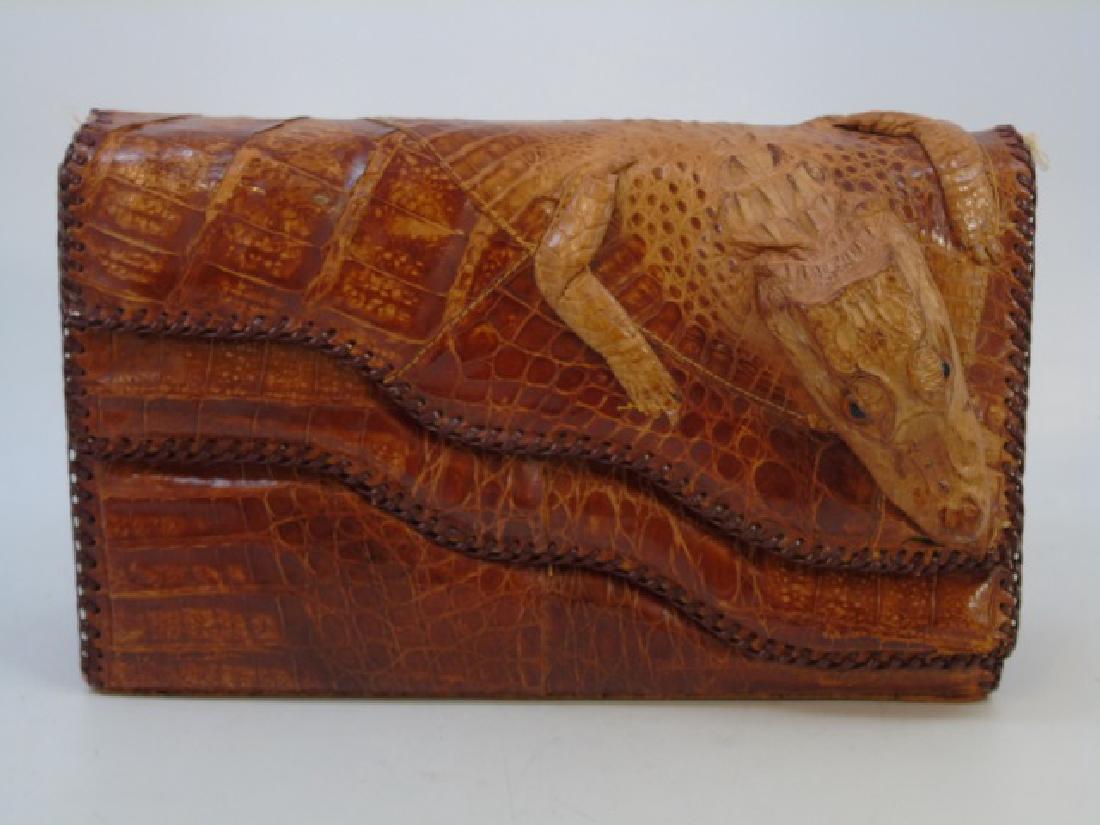 Whimsical Authentic Alligator Purse (1 of 8)