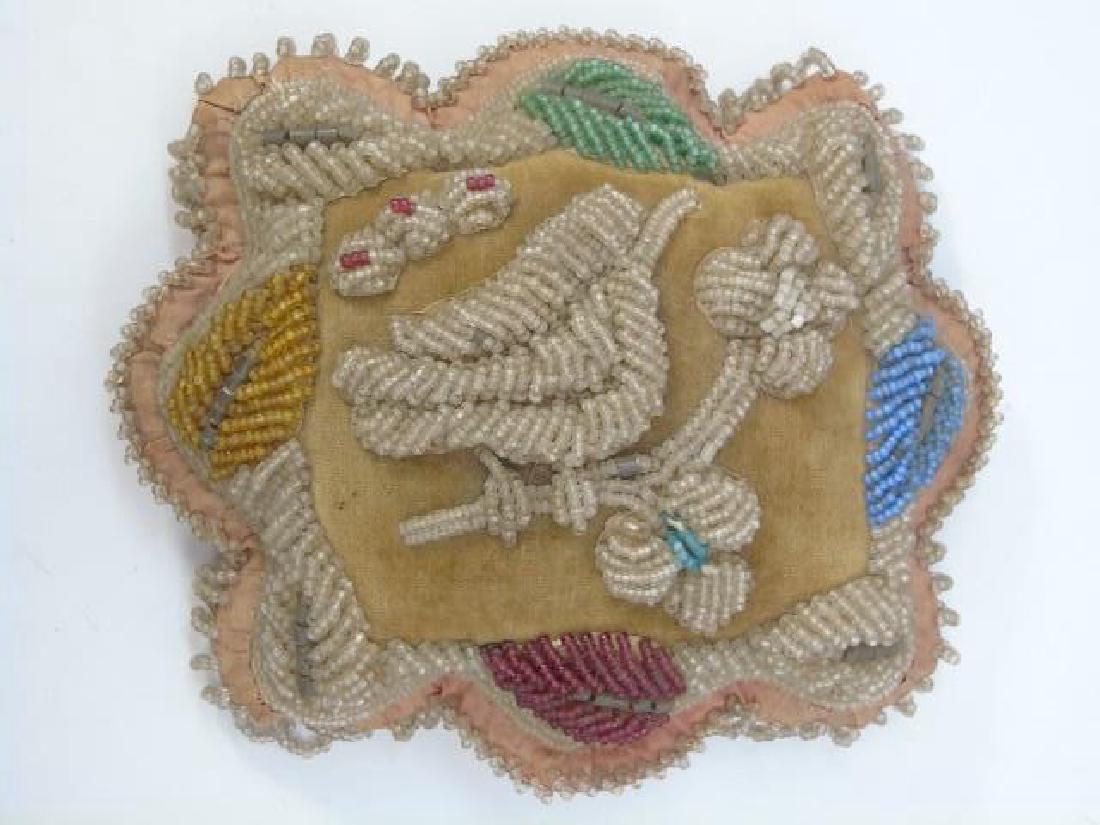 Antique 19th Century Victorian Bead Pin Cushion (1 of 4)