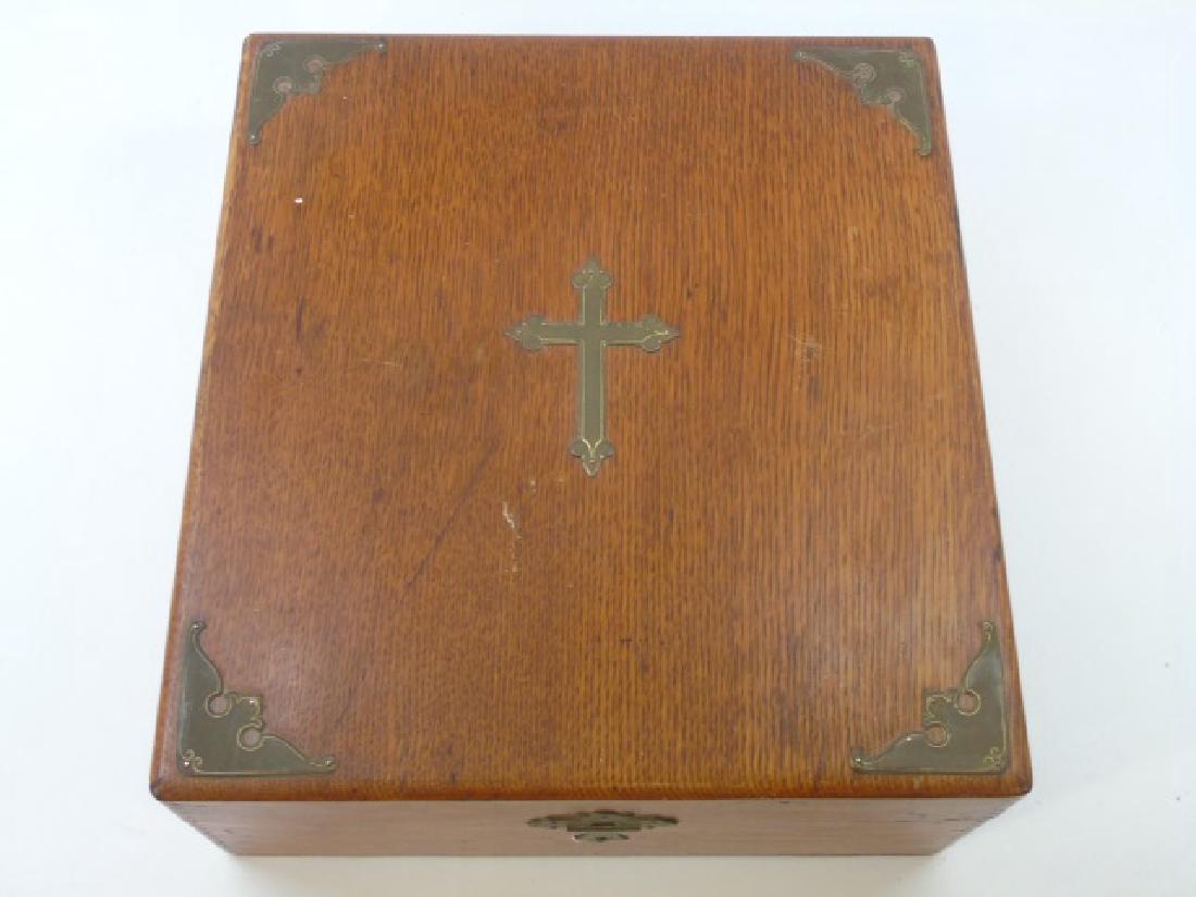 Antique 19th C Victorian Catholic / Christian Box (1 of 4)