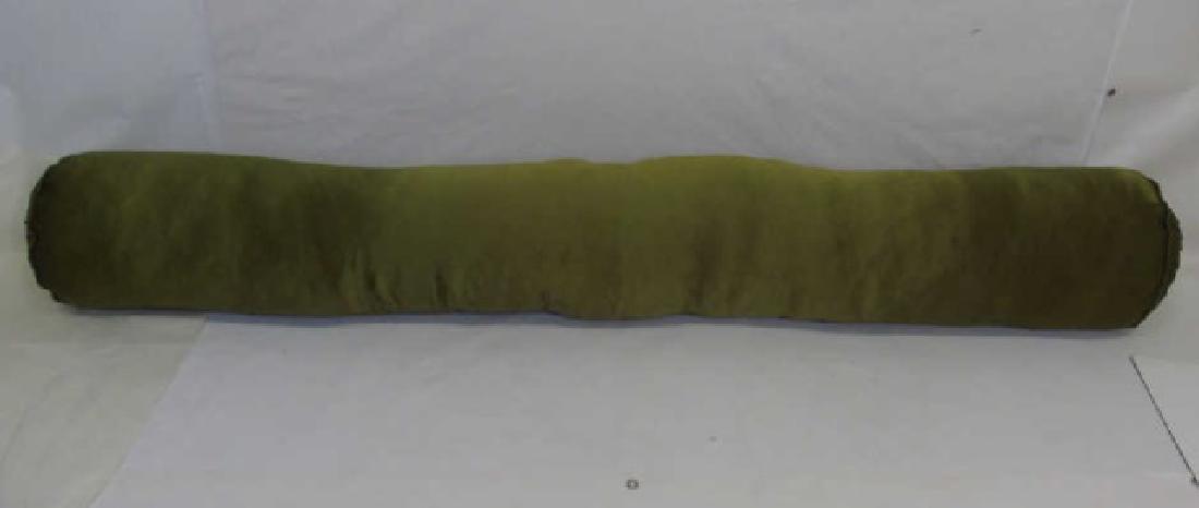 Large Custom Made Down Blench Silk Bolster Pillow (1 of 2)