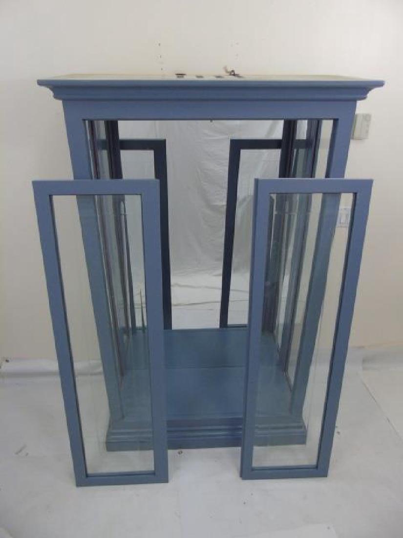 Contemporary Custom Glass Display Curio Cabinet (1 of 6)