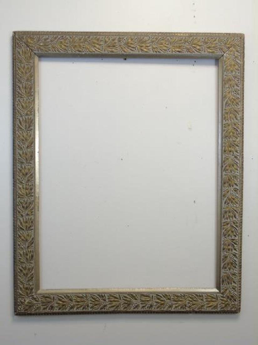 Large Hand Carved Gilded Gesso Picture Frame (1 of 3)