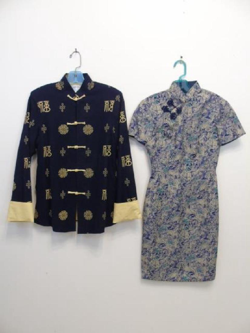 Two Items of Asian Inspired Clothing, Jacket Dress (1 of 4)