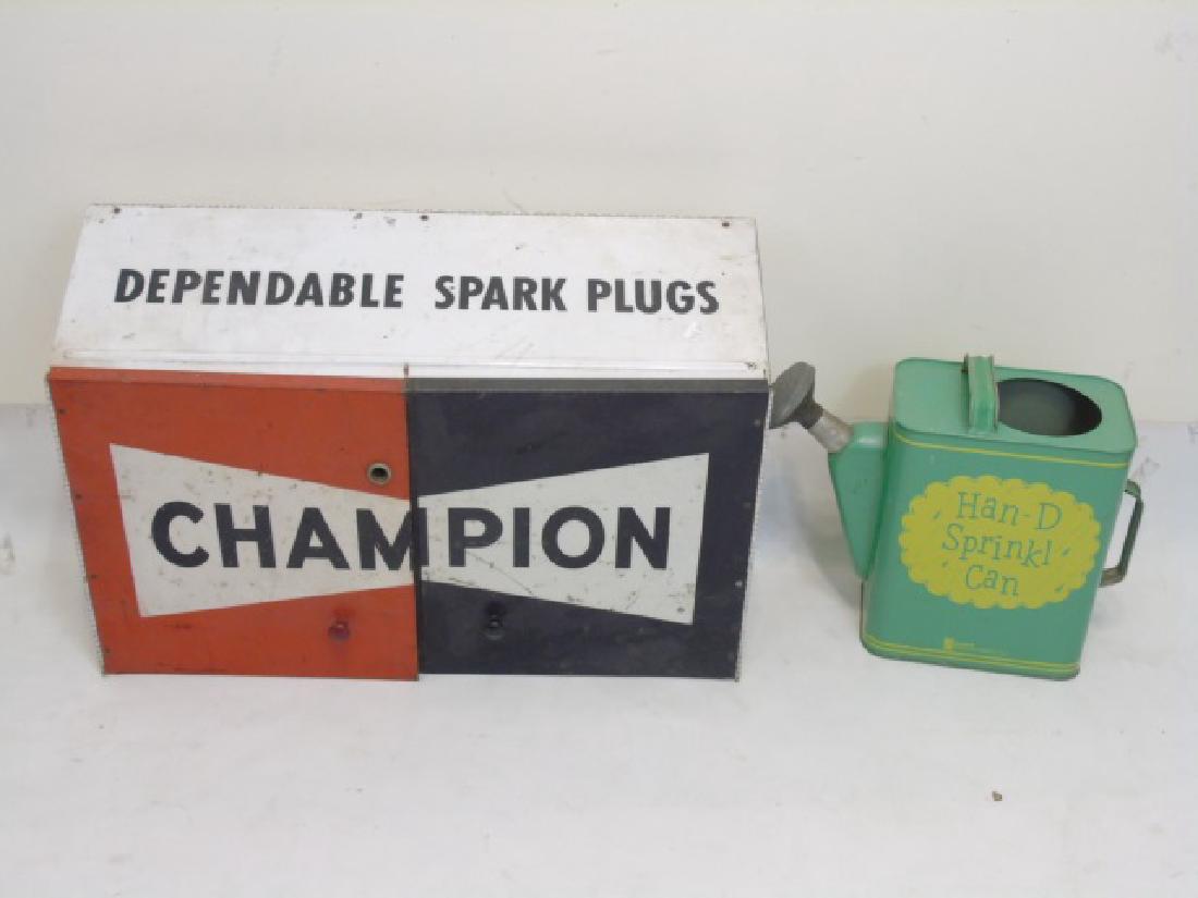 'Champion' Lithograph Tin & Whimsical Watering Can (1 of 4)