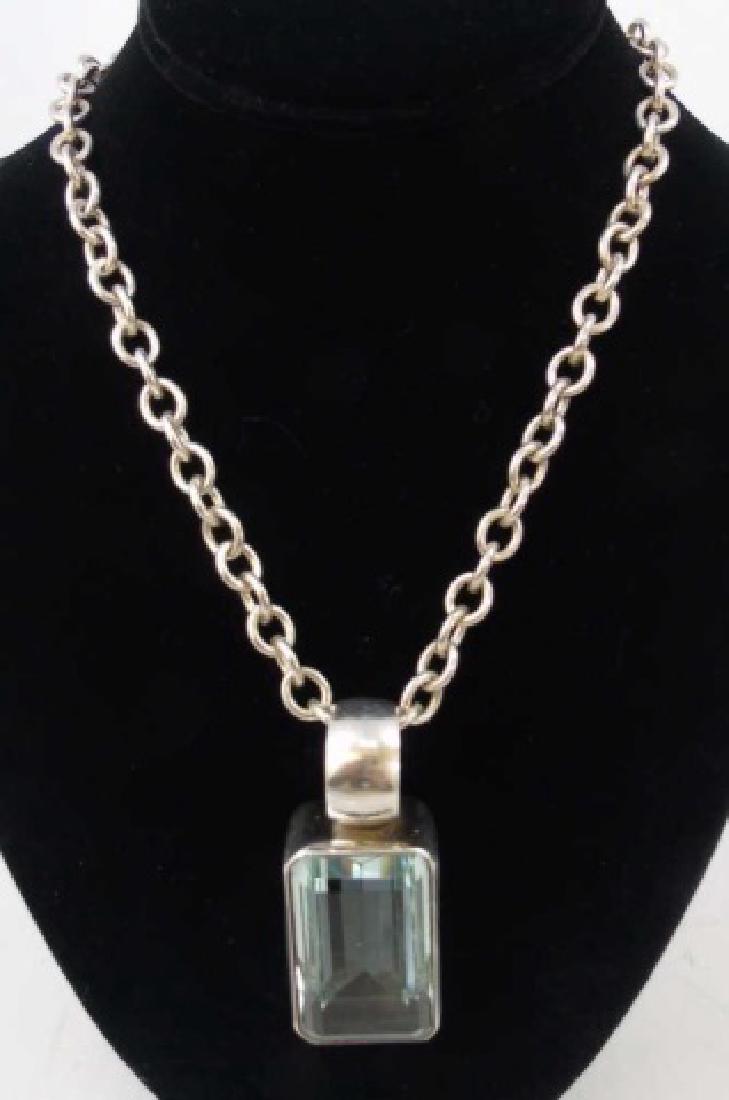 Sterling Silver Chain & Mexican Sterling Pendant (1 of 5)