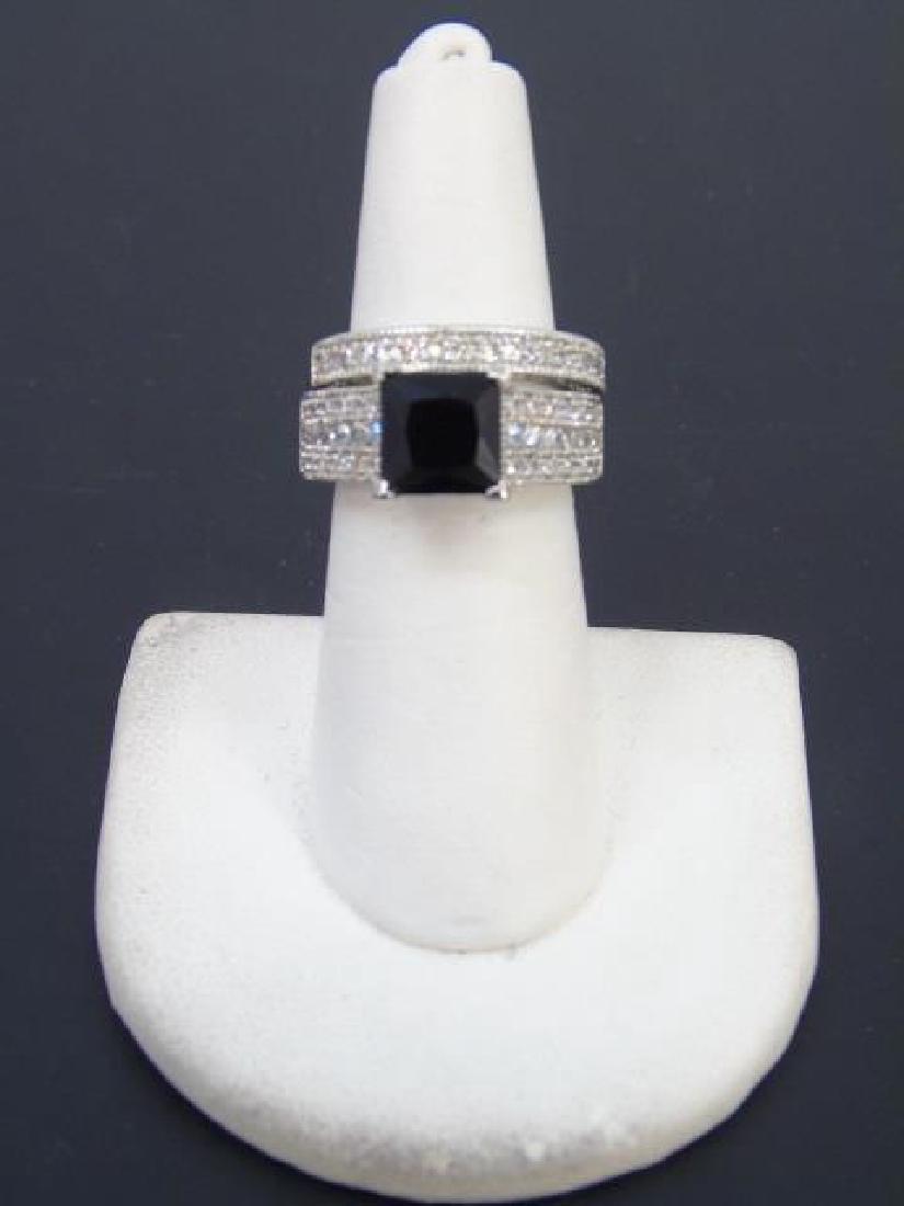Sterling Silver Engagement Ring & Band Pairing (1 of 5)
