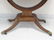 19th C Burl Wood Pedestal Card Table (One of Pair) - 4