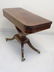19th C Burl Wood Pedestal Card Table (One of Pair) - 5