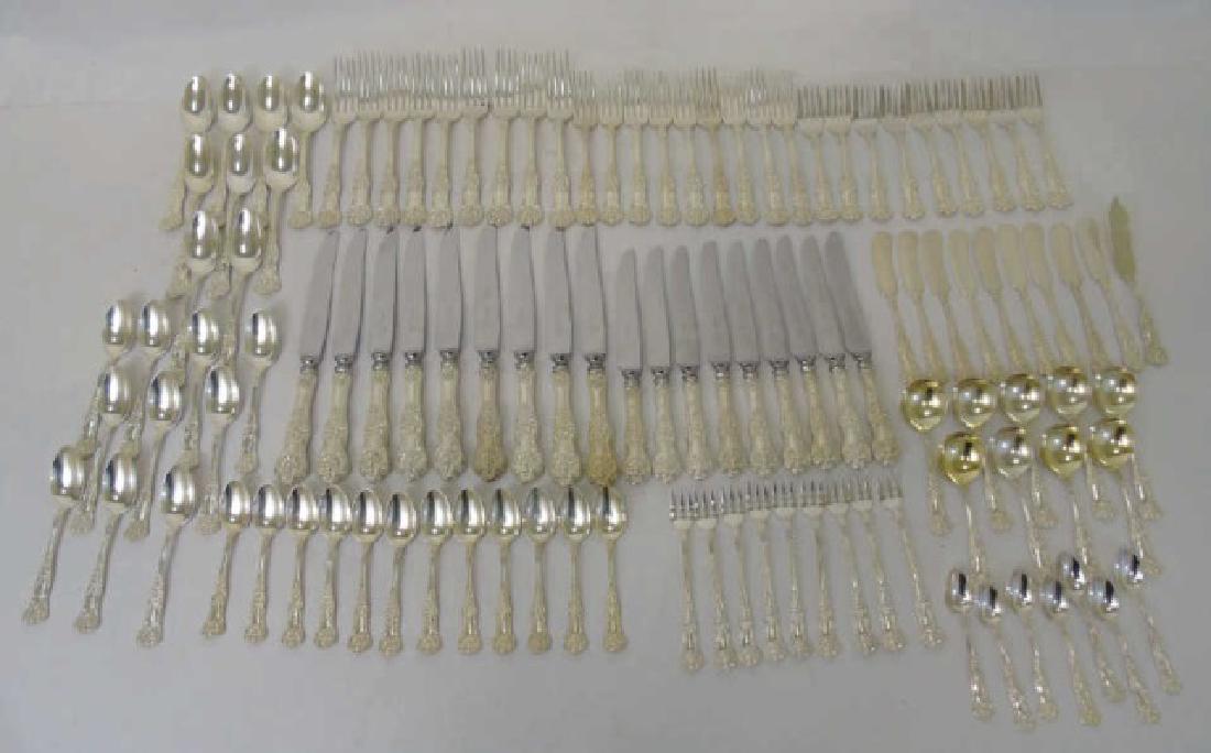 Birks Sterling Silver Kings Flatware Service for 9 (1 of 8)