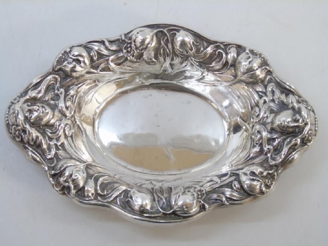 19 C Sterling Silver Art Nouveau Figural Nut Dish (1 of 5)