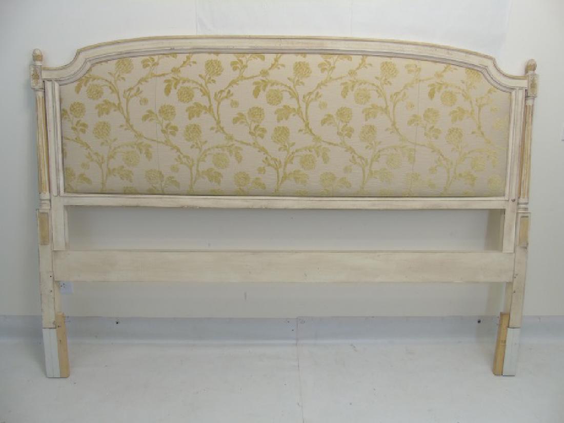 French Style Cream & Gold Painted Headboard (1 of 3)