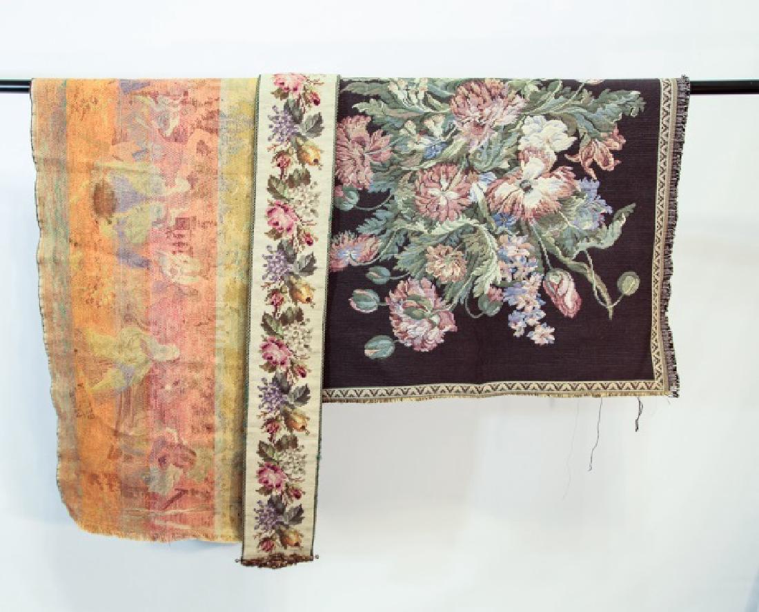 Vintage Needlepoint Bell Pull & 2 Wall Tapestries (1 of 6)