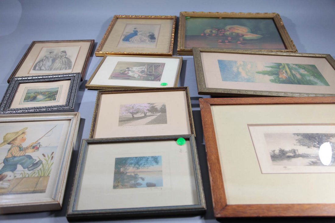 Large Group of Small Framed Items Illustrations (1 of 3)
