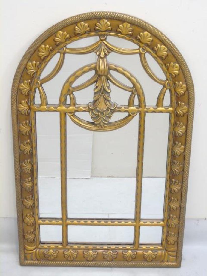 Contemporary Mirror Gothic Style Arched Gold Frame (1 of 3)