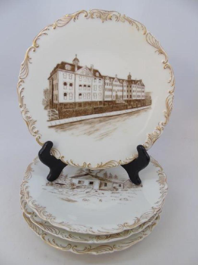 Four Hand Painted T & V Limoges Porcelain Plates (1 of 3)