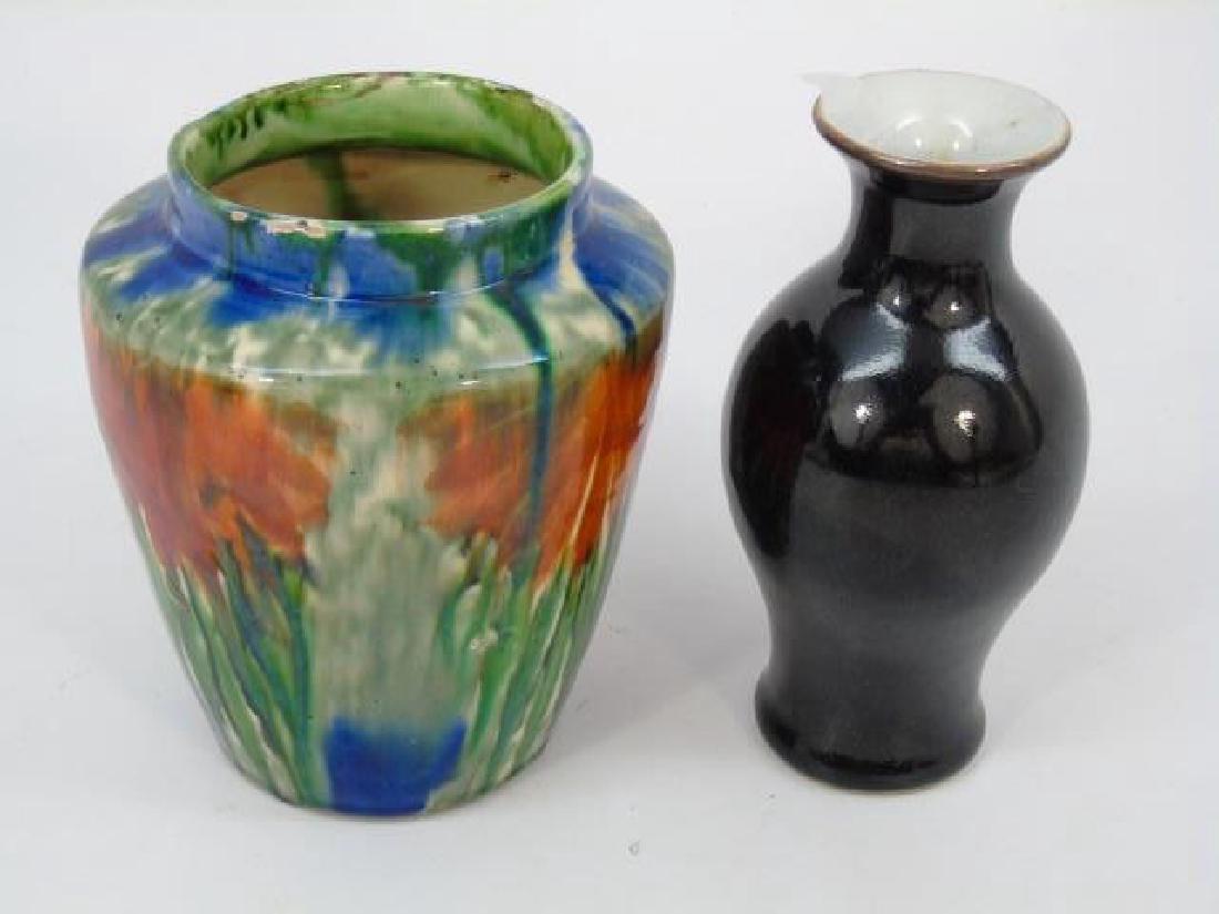 2 Chinese Hand Painted Porcelain Vases (1 of 5)