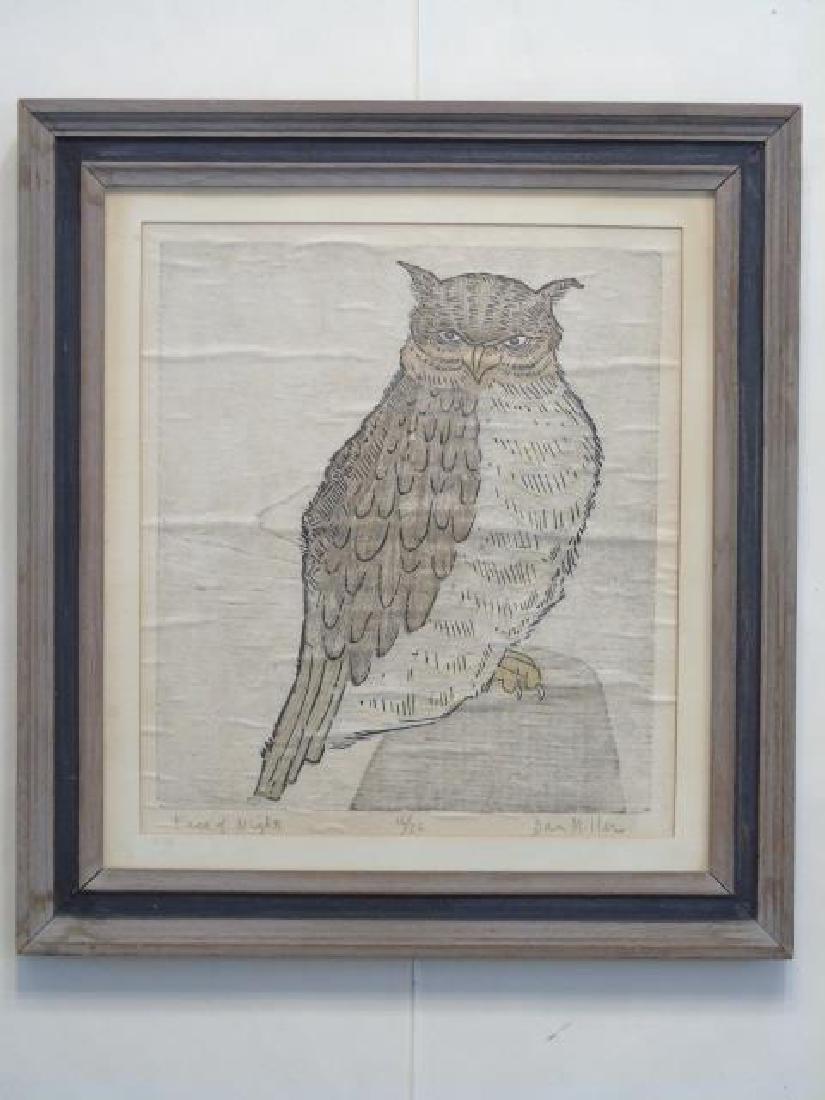 Dan Miller Signed & Numbered "Face of Night" (1 of 3)