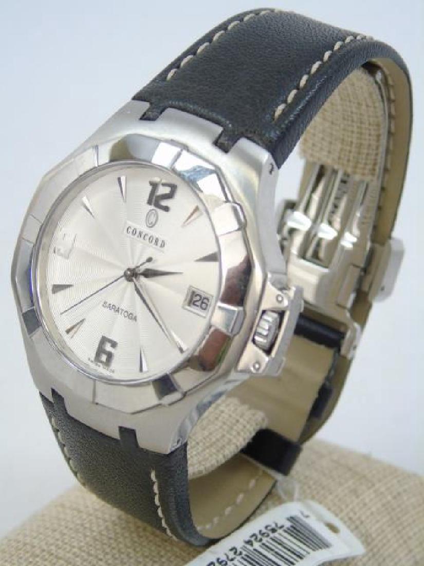 Men's Stainless Concord Saratoga Watch New in Box (1 of 7)