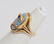 Estate 14kt Yellow Gold & Opal Snake Motif Ring - 4