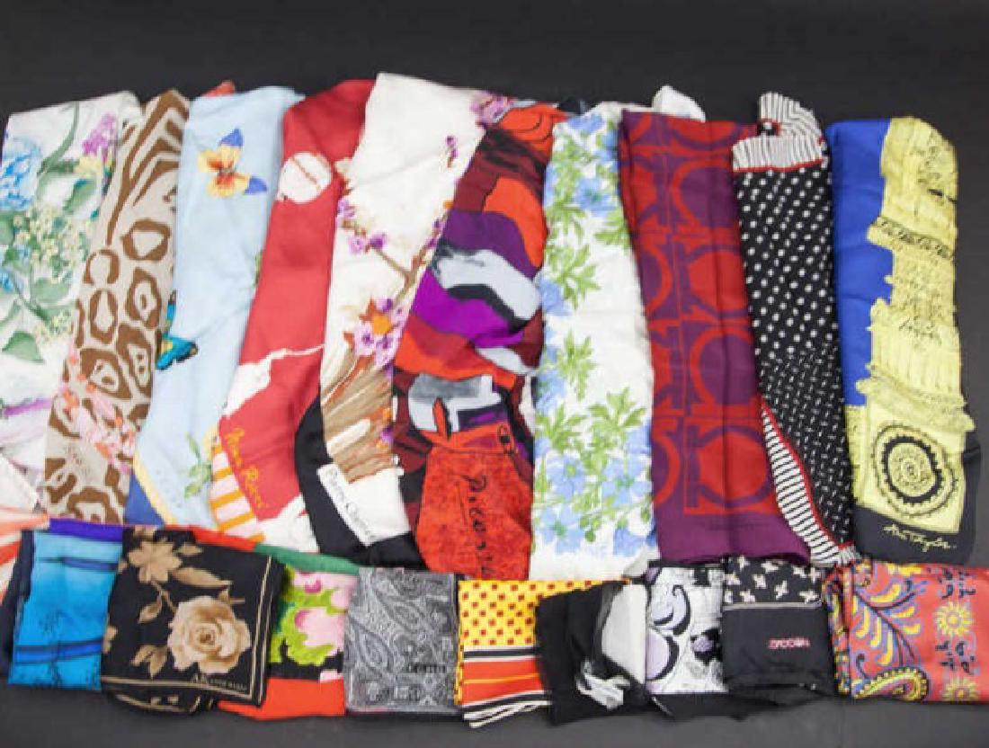 Large Group of Designer Silk Scarves DVF Liberty (1 of 9)