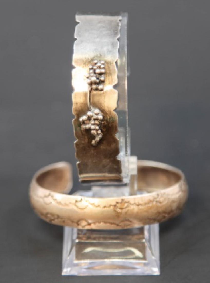 2 Mexican Sterling Silver Bracelet by Ben J Chavez (1 of 5)