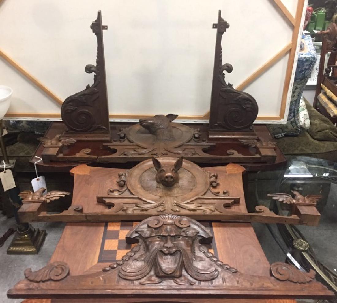3 Hand Carved 19 C Italian Architectural Elements (1 of 10)