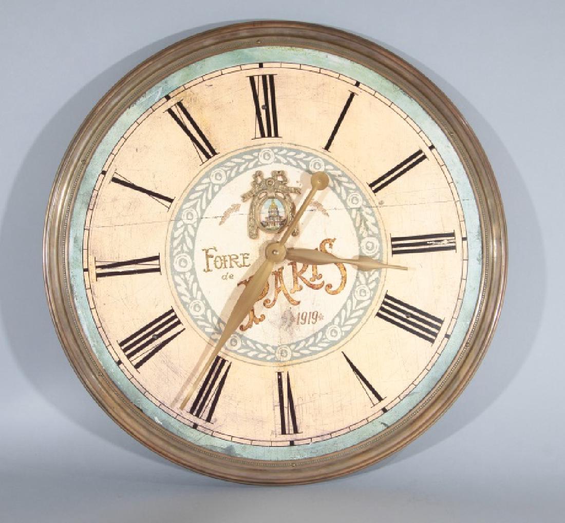 Contemporary Large Wall Clock French Market Style (1 of 3)