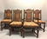 Five 1920's Tudor-Style Chairs with Tapestry Seats