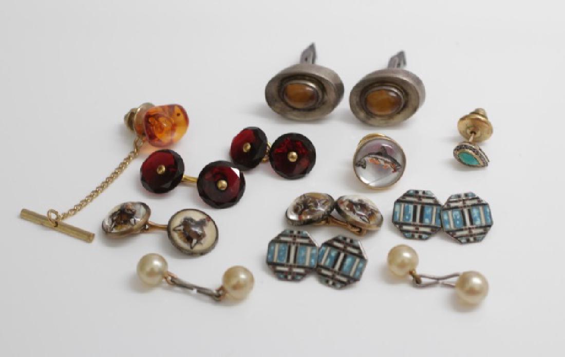 Collection of Antique & Vintage Cuff Links & Pins (1 of 9)