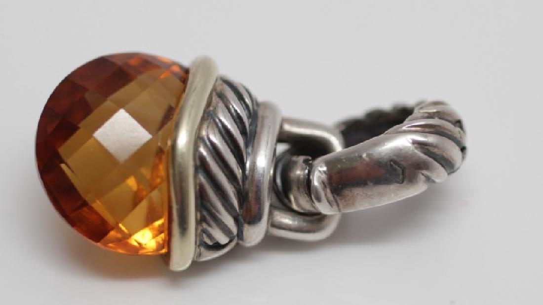 14k YG & Sterling David Yurman Citrine Pendant (1 of 4)