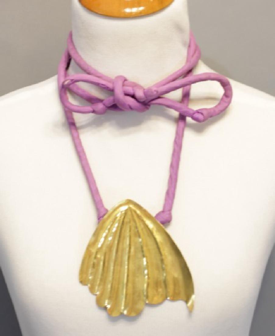 Vintage Mary McFadden Hand Crafted Necklace (1 of 6)