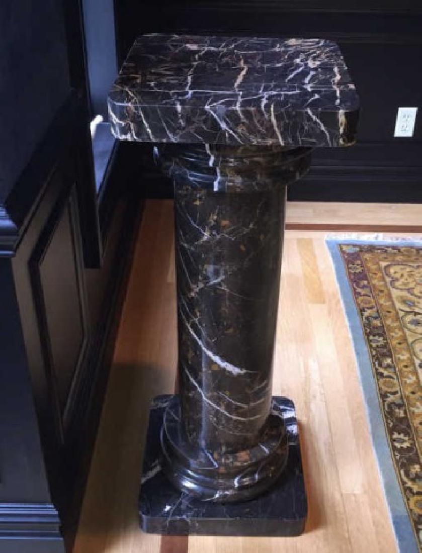 Neo Classical Style Carved Marble Display Pedestal (1 of 7)