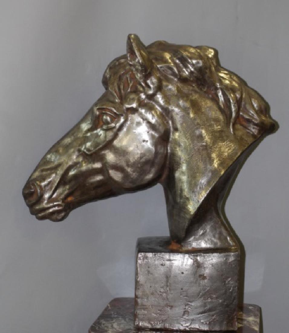 Large Contemporary Art Bronze Horse Statue (1 of 7)