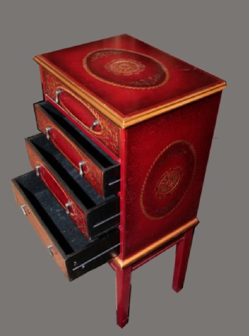 Contemporary Hand Painted Jewelry / Silver Chest (1 of 3)