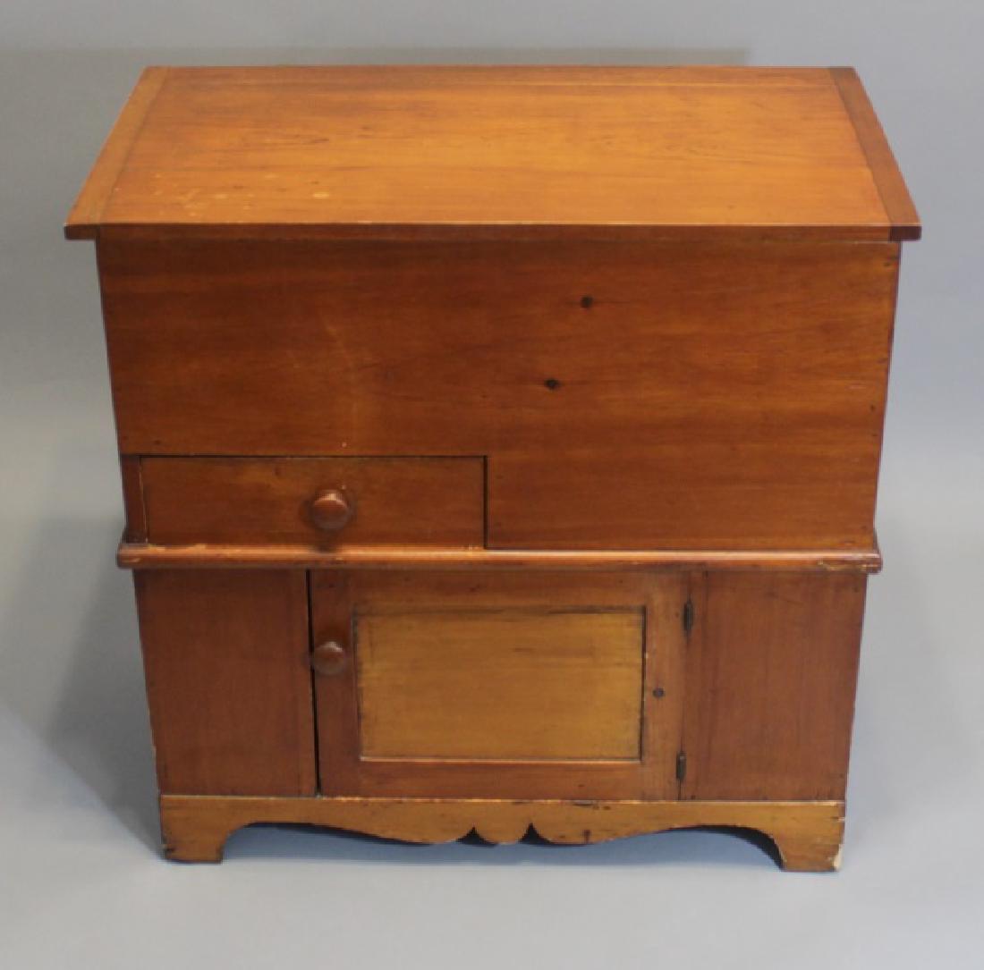 Antique Maple Hinge Top Dry Sink w Cabinet (1 of 7)