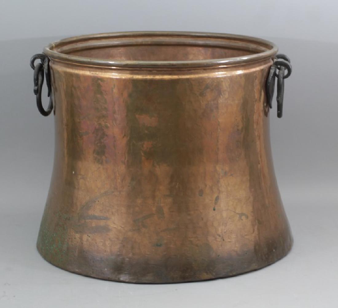 Large Antique Hand Hammered Fire Place Accessory (1 of 7)