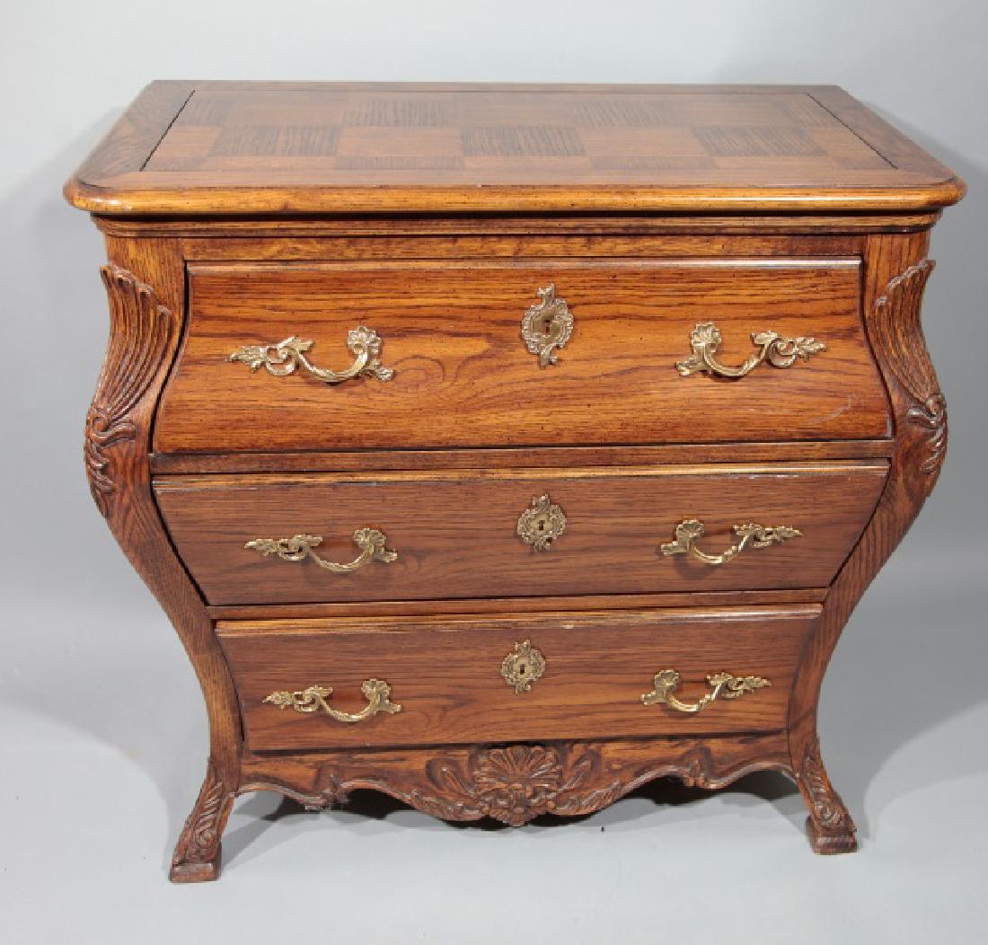 Vintage Bombe Shaped French Style Chest Drawers (1 of 6)