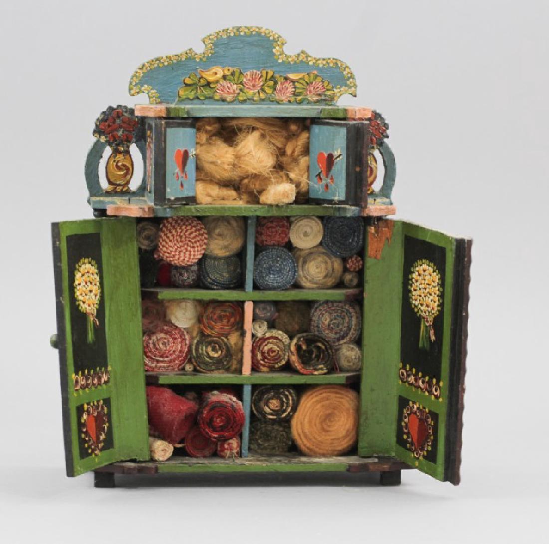 Antique Doll Size / Salesman Sample Cabinet (1 of 6)