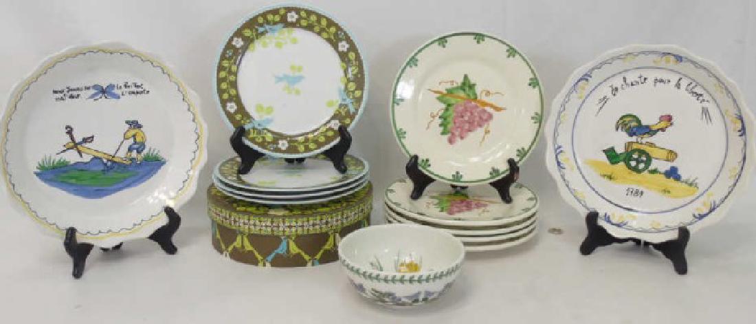 Vera Bradley Dessert Plates & Hand-Painted Dishes (1 of 7)