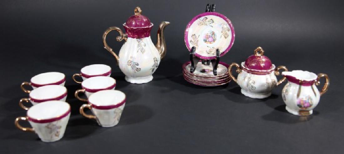 Vintage Victorian Style Porcelain Tea Set Service (1 of 10)