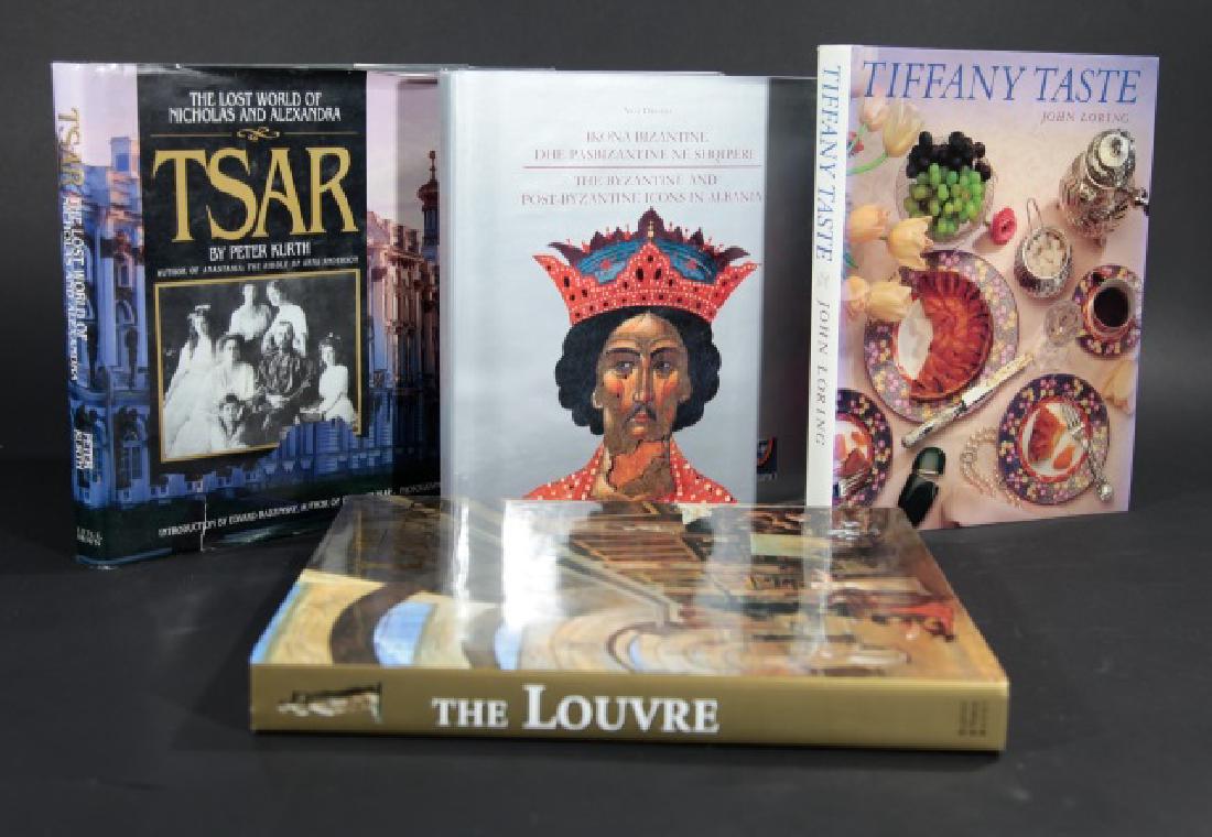 Group of Art Coffee Table Books Tiffany Czar Icons (1 of 4)