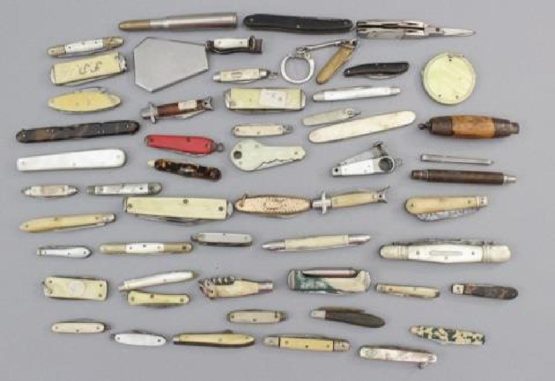 Collection Antique Vintage Pocket Hunting Knives (1 of 9)