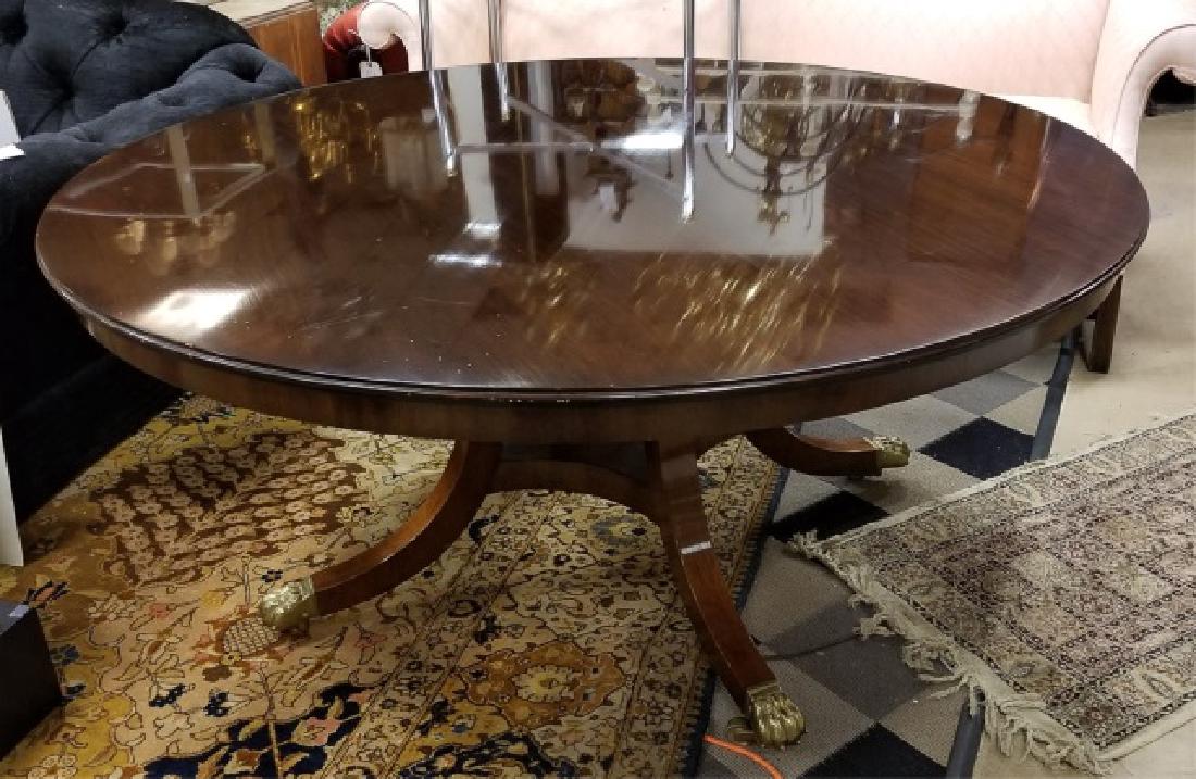 Vintage Round Mahogany Extendable Dining Table (1 of 10)