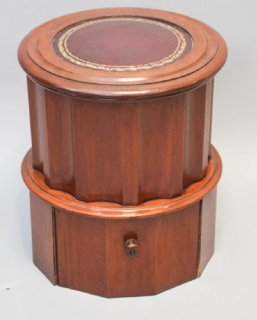 Antique Child's Columnar Mahogany Step Stool (1 of 6)