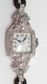 Estate Art Deco Ladies Diamond & Platinum Watch - 2